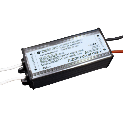 Fuente led 900mA para 1 spot Better 4. Rango de 9 a 12v